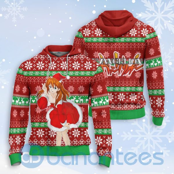 Neon Genesis Evangelion Asuka Langley Sohryu Anime Christmas All Over Printed 3D Shirt Product Photo