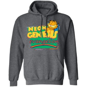 Neon Genesis Evangelion Garfield Meets Monsters T Shirt long Sleeves Hoodie Product Photo
