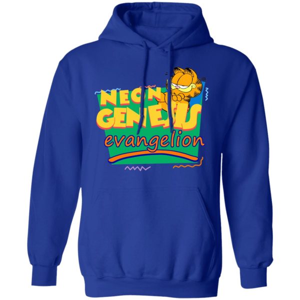 Neon Genesis Evangelion Garfield Meets Monsters T Shirt long Sleeves Hoodie Product Photo
