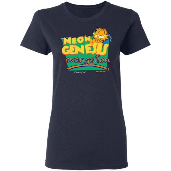 Neon Genesis Evangelion Garfield Meets Monsters T Shirt long Sleeves Hoodie Product Photo