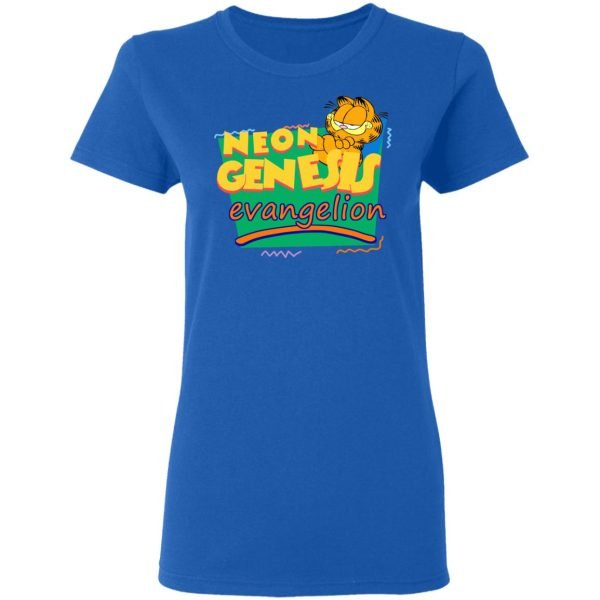 Neon Genesis Evangelion Garfield Meets Monsters T Shirt long Sleeves Hoodie Product Photo