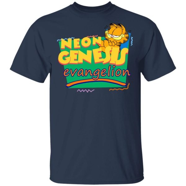 Neon Genesis Evangelion Garfield Meets Monsters T Shirt long Sleeves Hoodie Product Photo