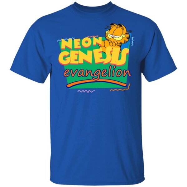 Neon Genesis Evangelion Garfield Meets Monsters T Shirt long Sleeves Hoodie Product Photo