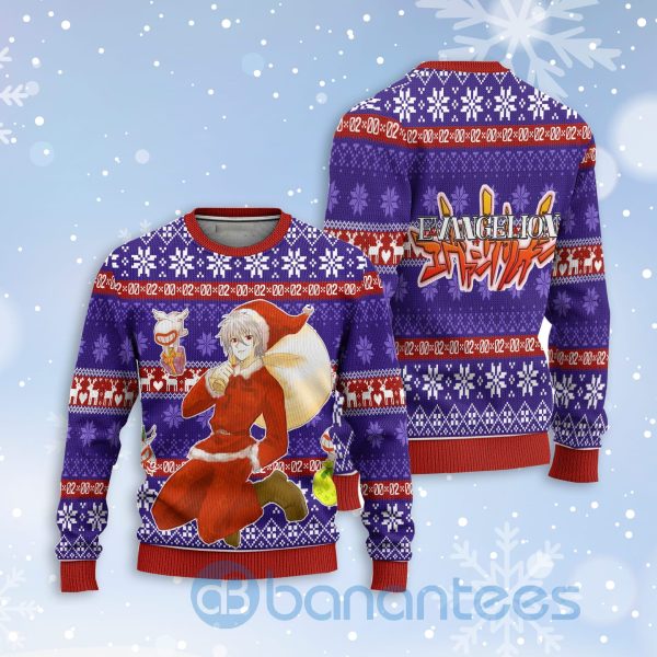 Neon Genesis Evangelion Kaworu Nagisa Anime Christmas All Over Printed 3D Shirt Product Photo