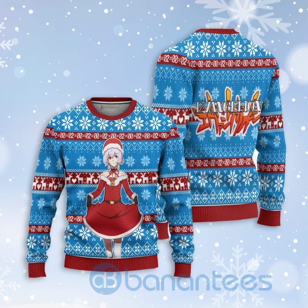 Neon Genesis Evangelion Rei Ayanami Anime Christmas All Over Printed 3D Shirt Product Photo