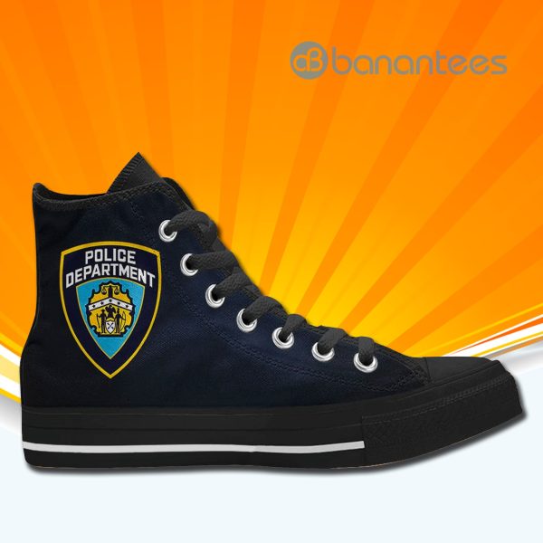 New York City Police Department Top Canvas Shoes Sneakers For Men And Women Product Photo