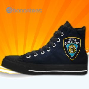 New York City Police Department Top Canvas Shoes Sneakers For Men And Women Product Photo