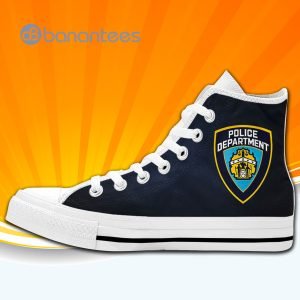 New York City Police Department Top Canvas Shoes Sneakers For Men And Women Product Photo