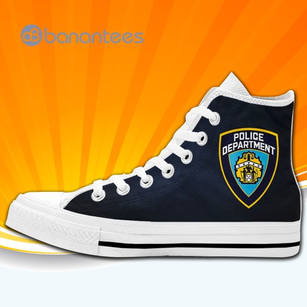 New York City Police Department Top Canvas Shoes Sneakers For Men And Women Product Photo