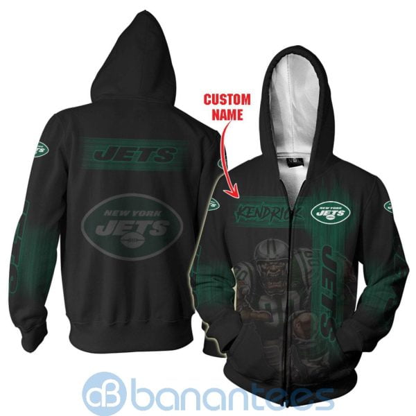 New York Jets Mascot Custom Name 3D All Over Printed Shirt Product Photo