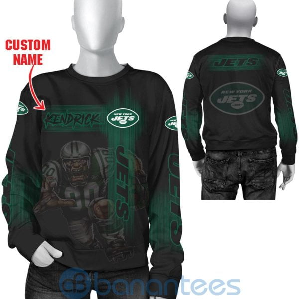 New York Jets Mascot Custom Name 3D All Over Printed Shirt Product Photo