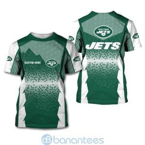 New York Jets NFL Football Team Custom Name 3D All Over Printed Shirt For Fans Product Photo