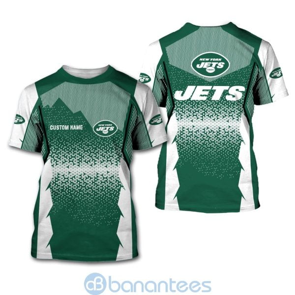 New York Jets NFL Football Team Custom Name 3D All Over Printed Shirt For Fans Product Photo