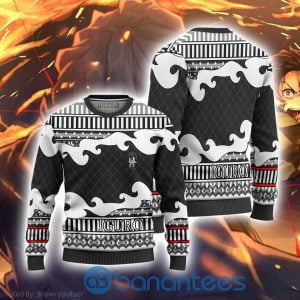 Obanai Iguro Anime Ugly Christmas Sweater Demon Slayer Chibi All Over Printed Product Photo