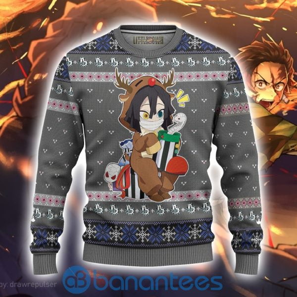 Obanai Iguro Demon Slayer Anime Ugly Christmas Sweater All Over Printed Shirt Product Photo