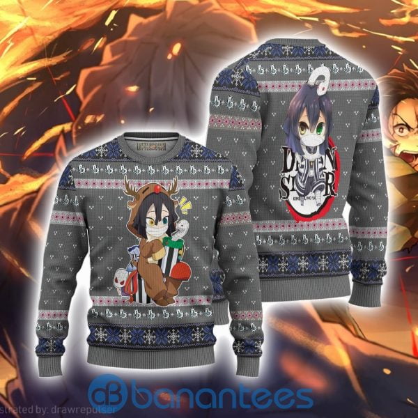 Obanai Iguro Demon Slayer Anime Ugly Christmas Sweater All Over Printed Shirt Product Photo