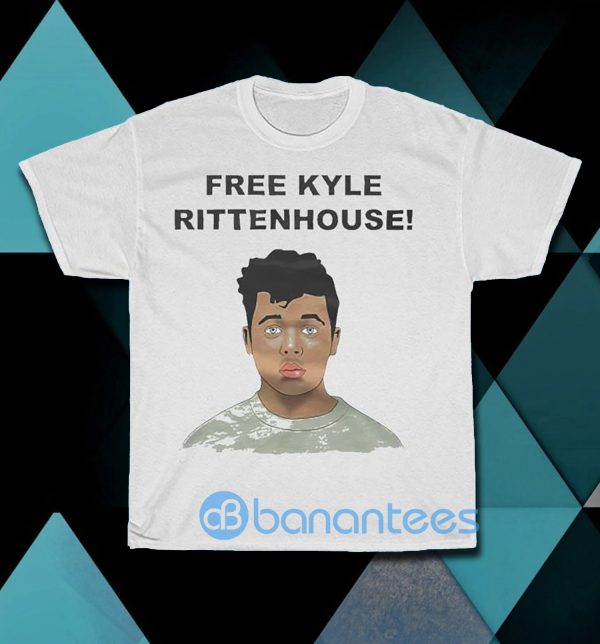 Free Kyle Rittenhouse Art White T Shirt Product Photo