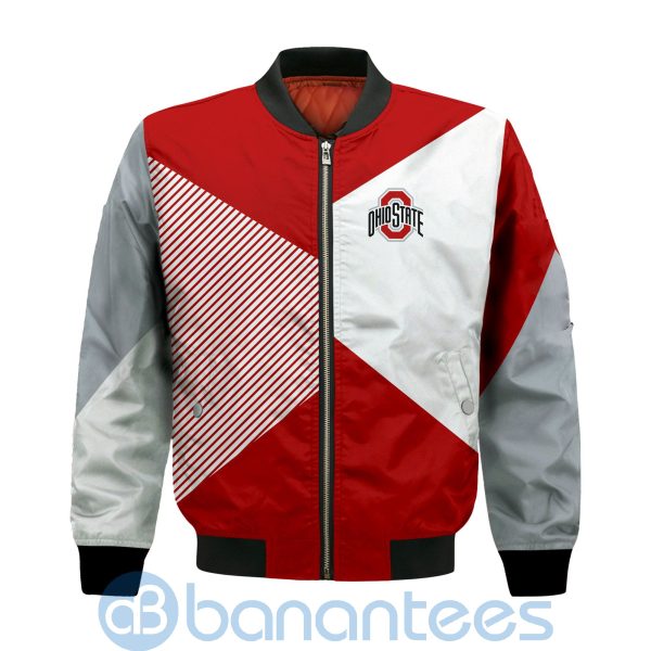 Ohio State Buckeyes Damn Right I Am Buckeyes Fan Now And Forever Bomber Jacket Product Photo