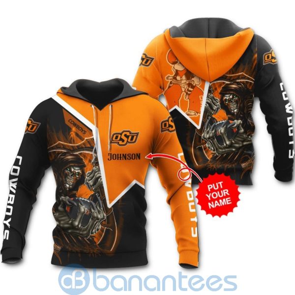 Oklahoma State Cowboys Custom Name 3D All Over Printed Shirt Product Photo