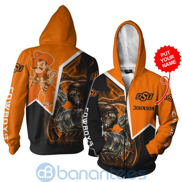 Oklahoma State Cowboys Custom Name 3D All Over Printed Shirt Product Photo
