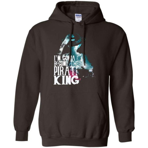 One Piece I Am Gonna Become The Pirate King Luffy Lover T Shirt Hoodie Product Photo