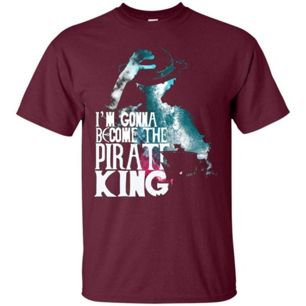 One Piece I Am Gonna Become The Pirate King Luffy Lover T Shirt Hoodie Product Photo