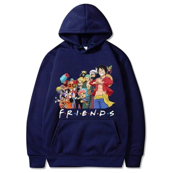 One Piece Luffy And Friend Anime Lover Hoodie Product Photo