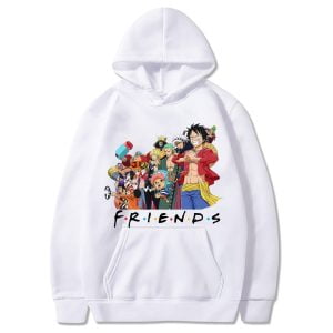 One Piece Luffy And Friend Anime Lover Hoodie Product Photo