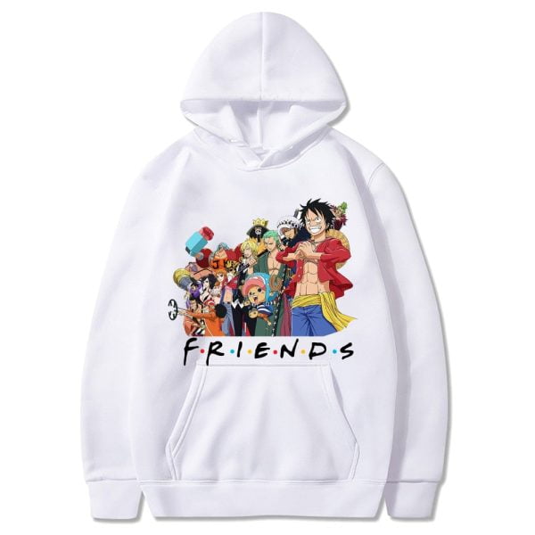 One Piece Luffy And Friend Anime Lover Hoodie Product Photo