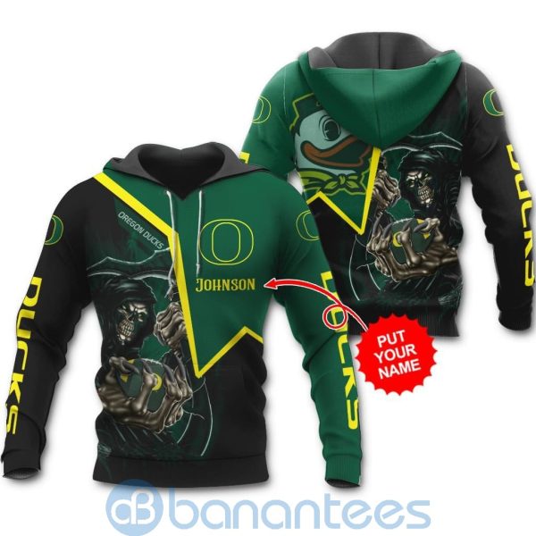 Oregon Ducks Custom Name 3D All Over Printed Shirt Product Photo