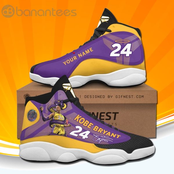 Personalized Kobe Bryant 24 Signature Air Jordan 13 Sneakers Product Photo