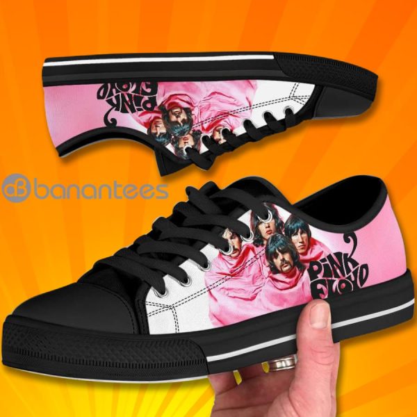 Pink Floyd Lovely Design Graphic Low Top Canvas Shoes Product Photo
