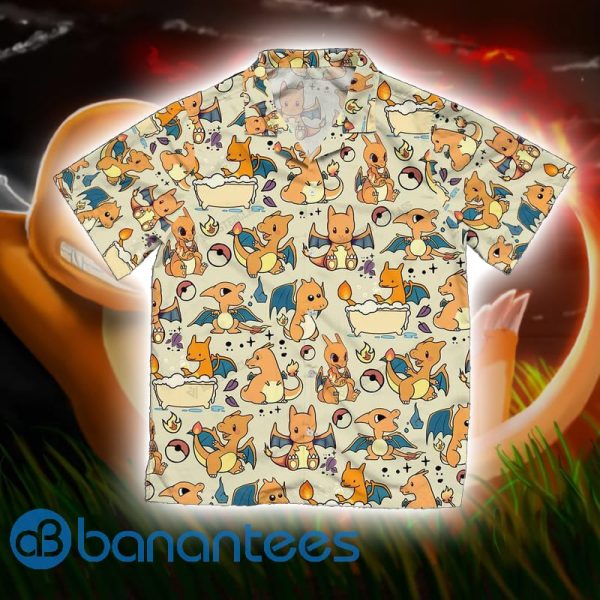 Pokemon Charizard Short Sleeves Hawaiian Shirt Summer Shirt Product Photo