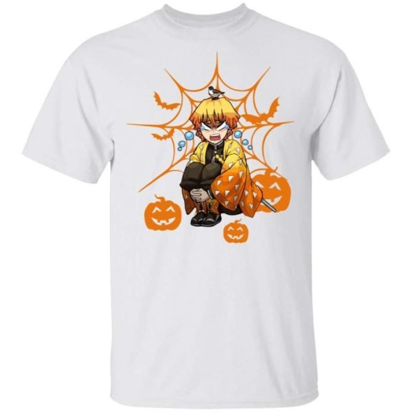 Pumpkin Zenitsu Demon Slayer Halloween T Shirt Product Photo