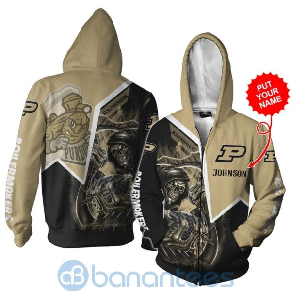 Purdue Boilermakers Custom Name 3D All Over Printed Shirt Product Photo