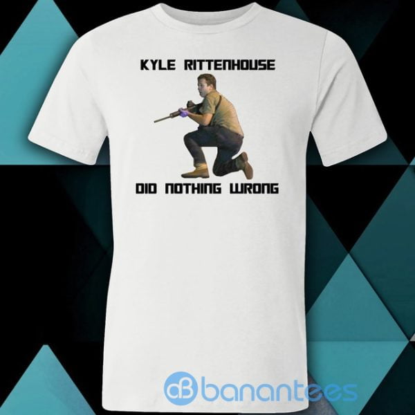Kyle Rittenhouse Did Nothing Wrong T Shirt Product Photo