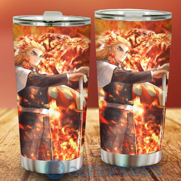 Rengoku Vs Gyuu Tomioka Demon Slayer Anime Tumbler Product Photo
