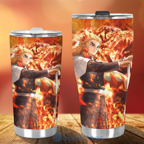 Rengoku Vs Gyuu Tomioka Demon Slayer Anime Tumbler Product Photo