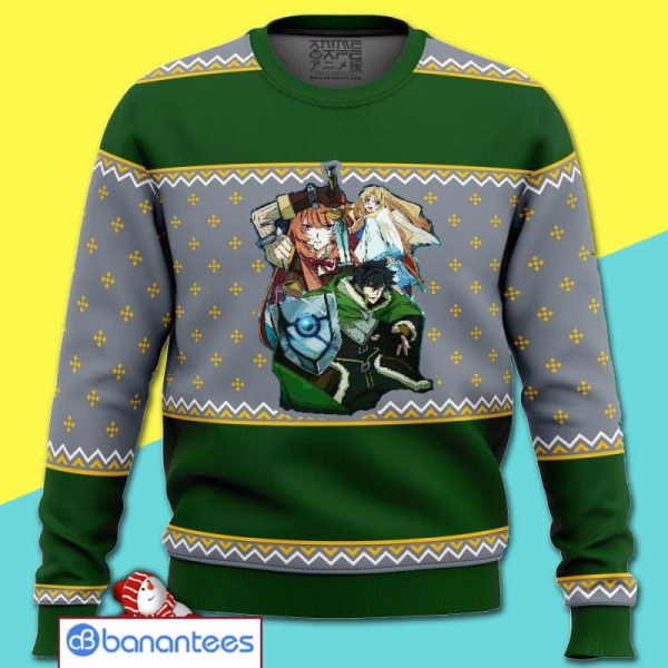 Rising Of The Shield Hero Characters Merry Christmas All Over Print Ugly Sweater Product Photo
