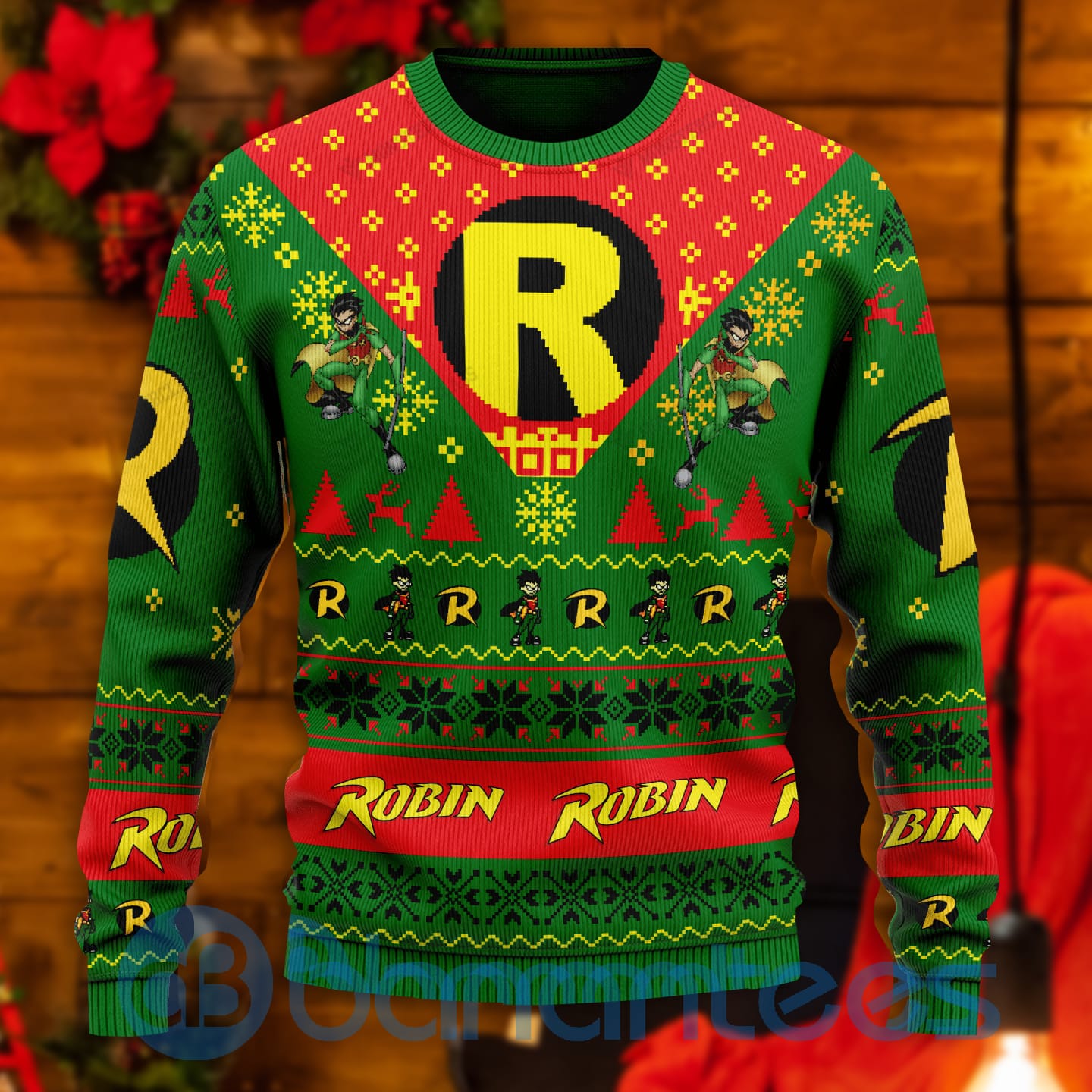robin-dc-comics-all-over-printed-ugly-christmas-sweater-2-SKk7S.jpg Robin Dc Comics All Over Printed Ugly Christmas Sweater Product Photo