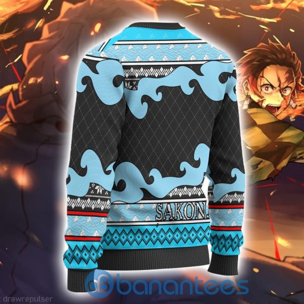 Sakonji Urokodaki Anime Ugly Christmas Sweater Demon Slayer Chibi All Over Printed Product Photo