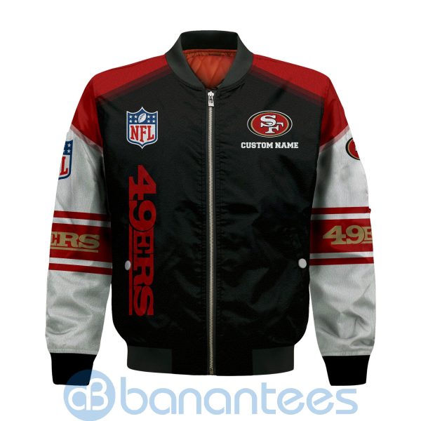 San Francisco 49ers Custom Name Bomber Jacket Product Photo