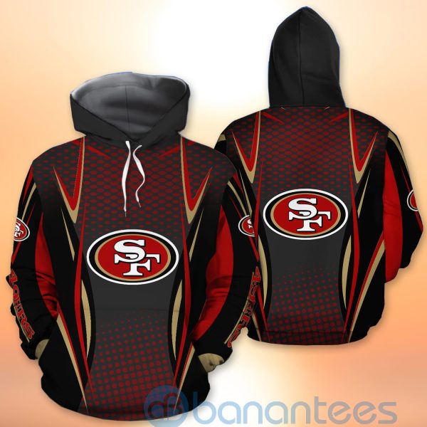 San Francisco 49ers NFL American Football Sporty Design 3D All Over Printed Shirt Product Photo