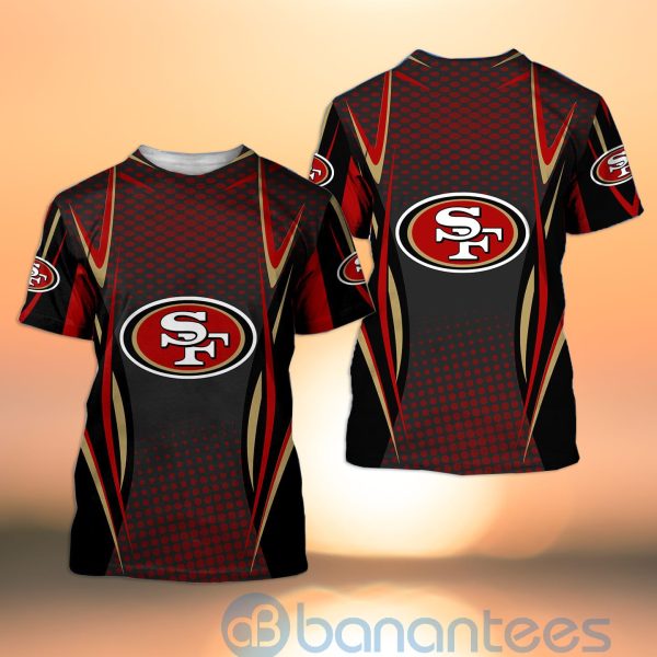 San Francisco 49ers NFL American Football Sporty Design 3D All Over Printed Shirt Product Photo