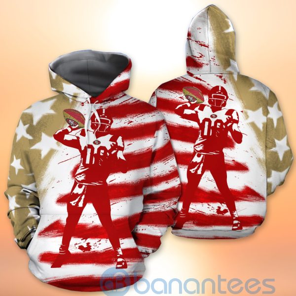 San Francisco 49ers NFL Team Water Color 3D All Over Printed Shirt Product Photo