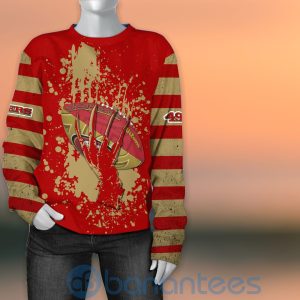 San Francisco 49ers Skull Hand NFL Football Team Logo Ball 3D All Over Printed Shirt Product Photo