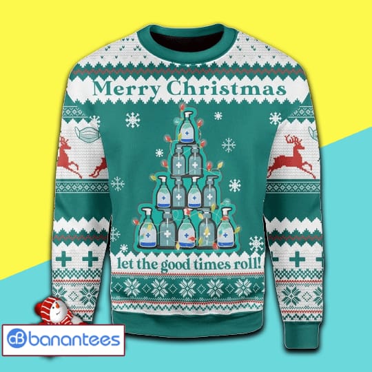 sanitizer-let-the-good-times-roll-party-full-print-ugly-christmas-sweater-1-bIy3E.jpg Sanitizer Let The Good Times Roll Party Full Print Ugly Christmas Sweater Product Photo