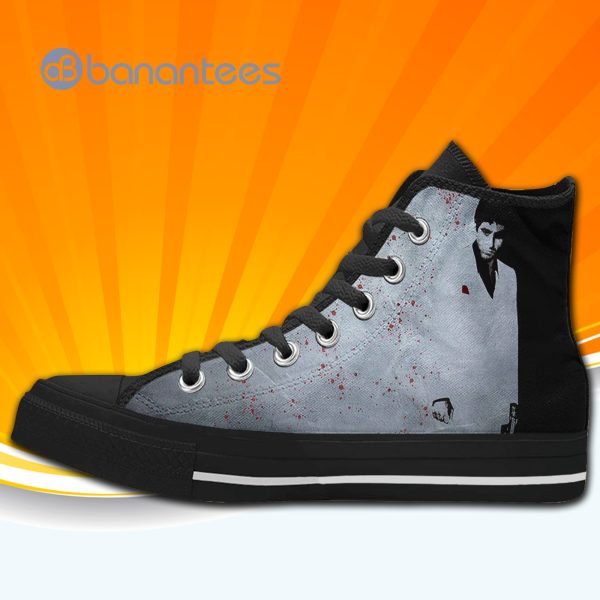 Scarface High Top Canvas Shoes Sneakers For Men And Women Product Photo