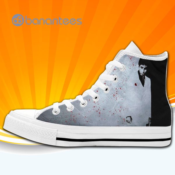 Scarface High Top Canvas Shoes Sneakers For Men And Women Product Photo