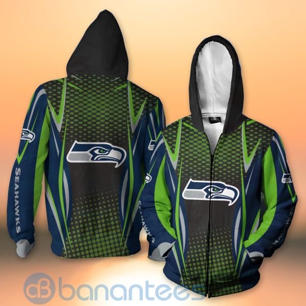 Seattle Seahawks NFL American Football Sporty Design 3D All Over Printed Shirt Product Photo